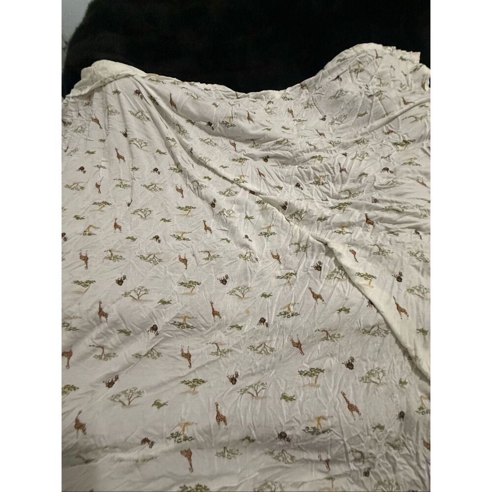 milkberry blanket blanket lion  elephant giraffe safari baby